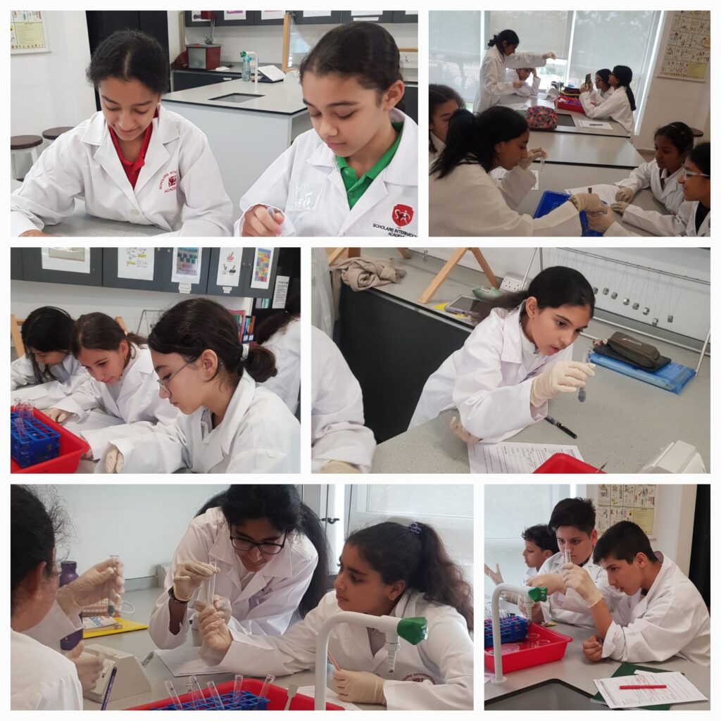 SIA young learners busy in their science experiments
