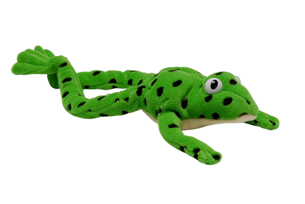 a frog stuffed toy